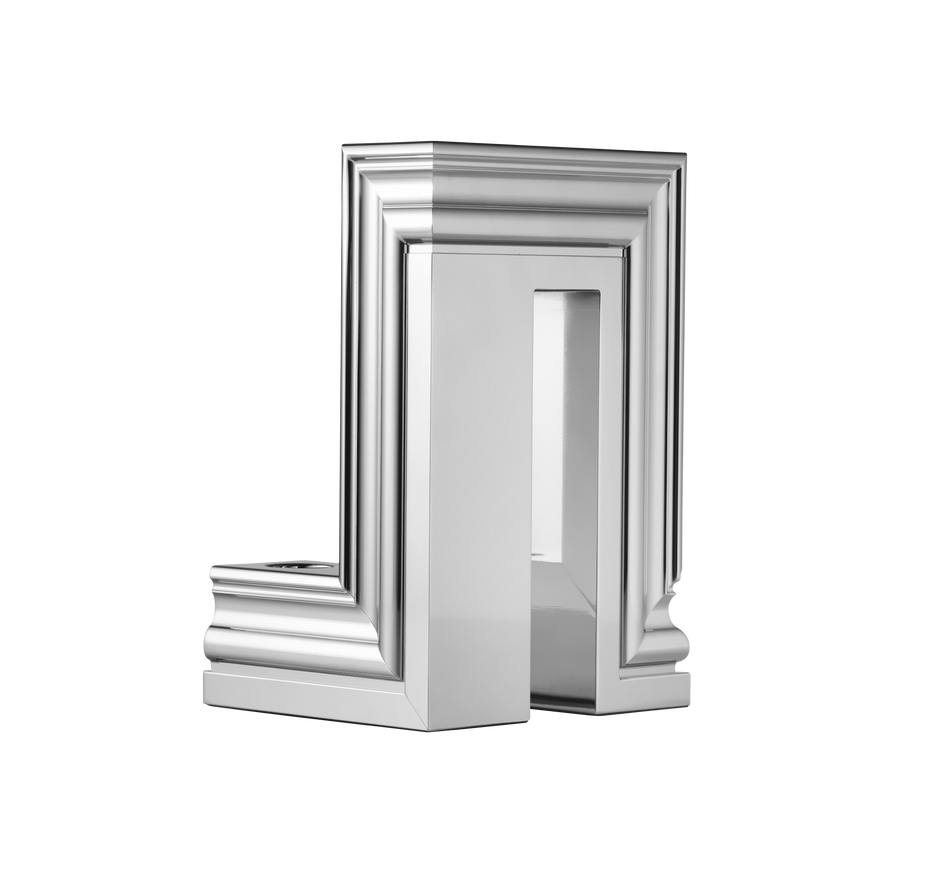Christofle Perspectives Aluminium Candelabra Chrome