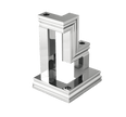 Christofle Perspectives Aluminium Candelabra Chrome