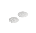 Christofle Rêve Cosmique Palladium Plated Glass Coasters - Set of 2