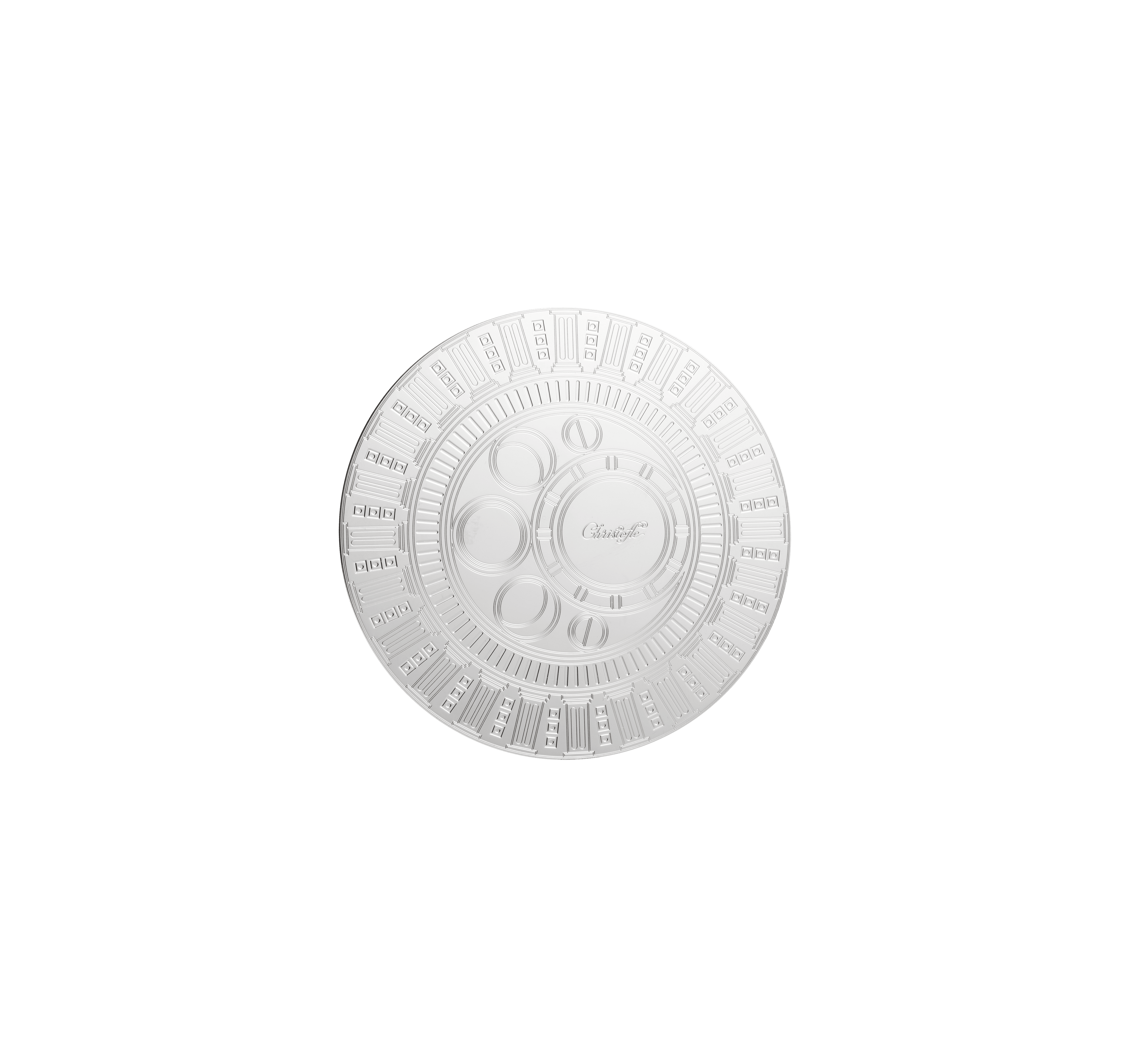 Christofle Rêve Cosmique Palladium Plated Glass Coasters - Set of 2