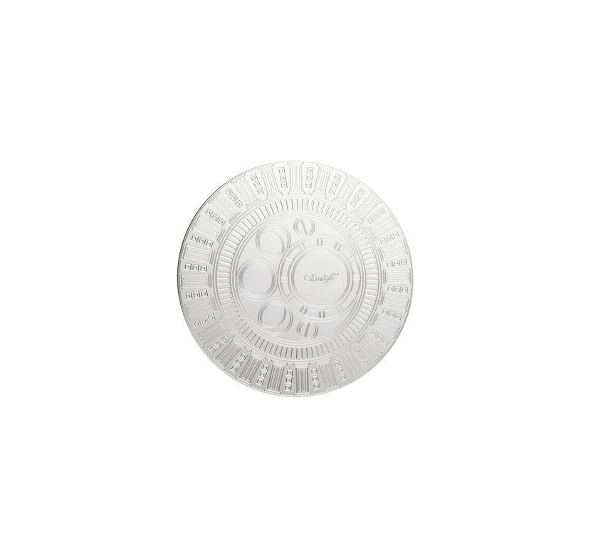 Christofle Rêve Cosmique Palladium Plated Glass Coasters - Set of 2