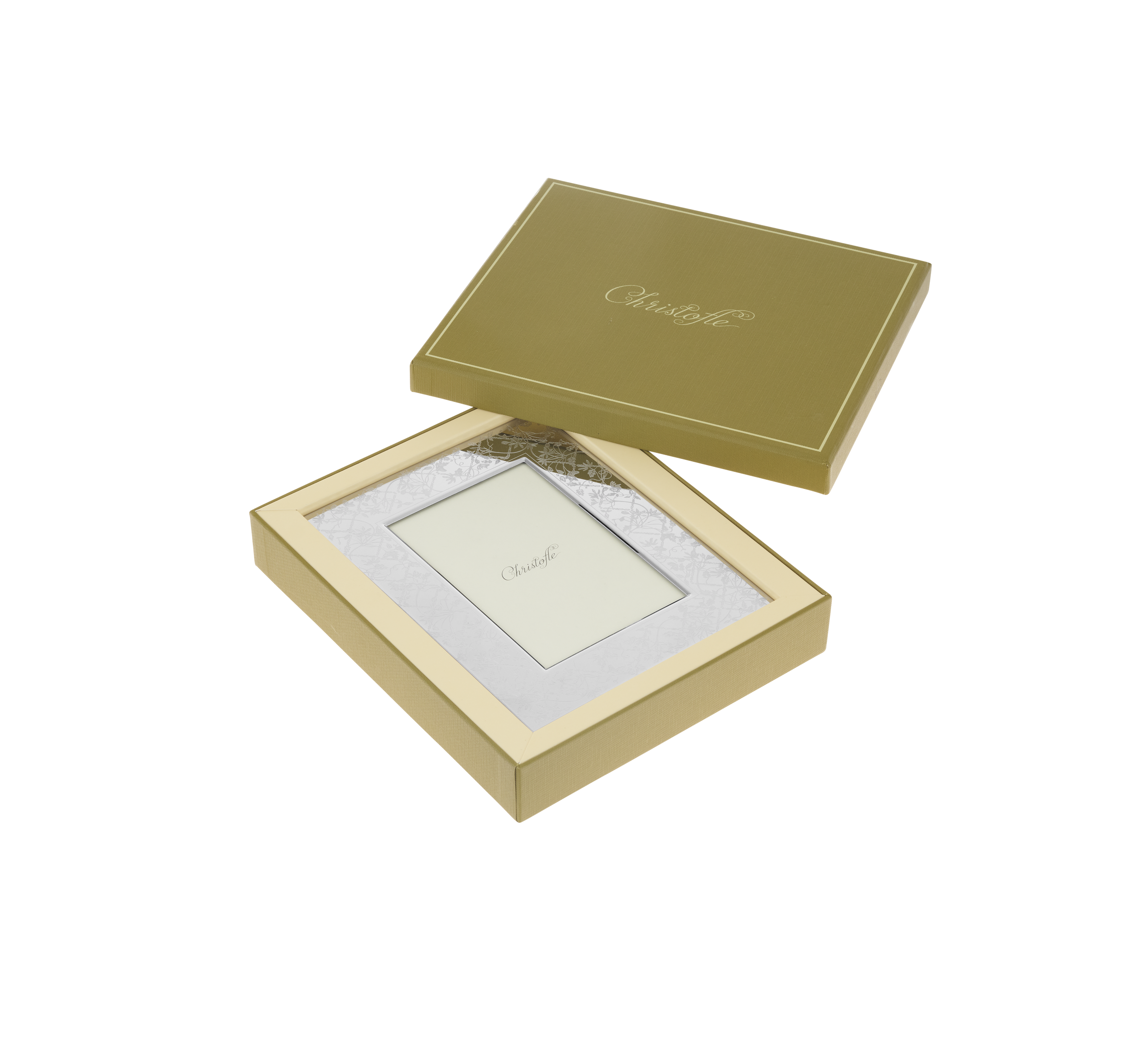 Christofle Les Fables Stainless Steel Picture Frame