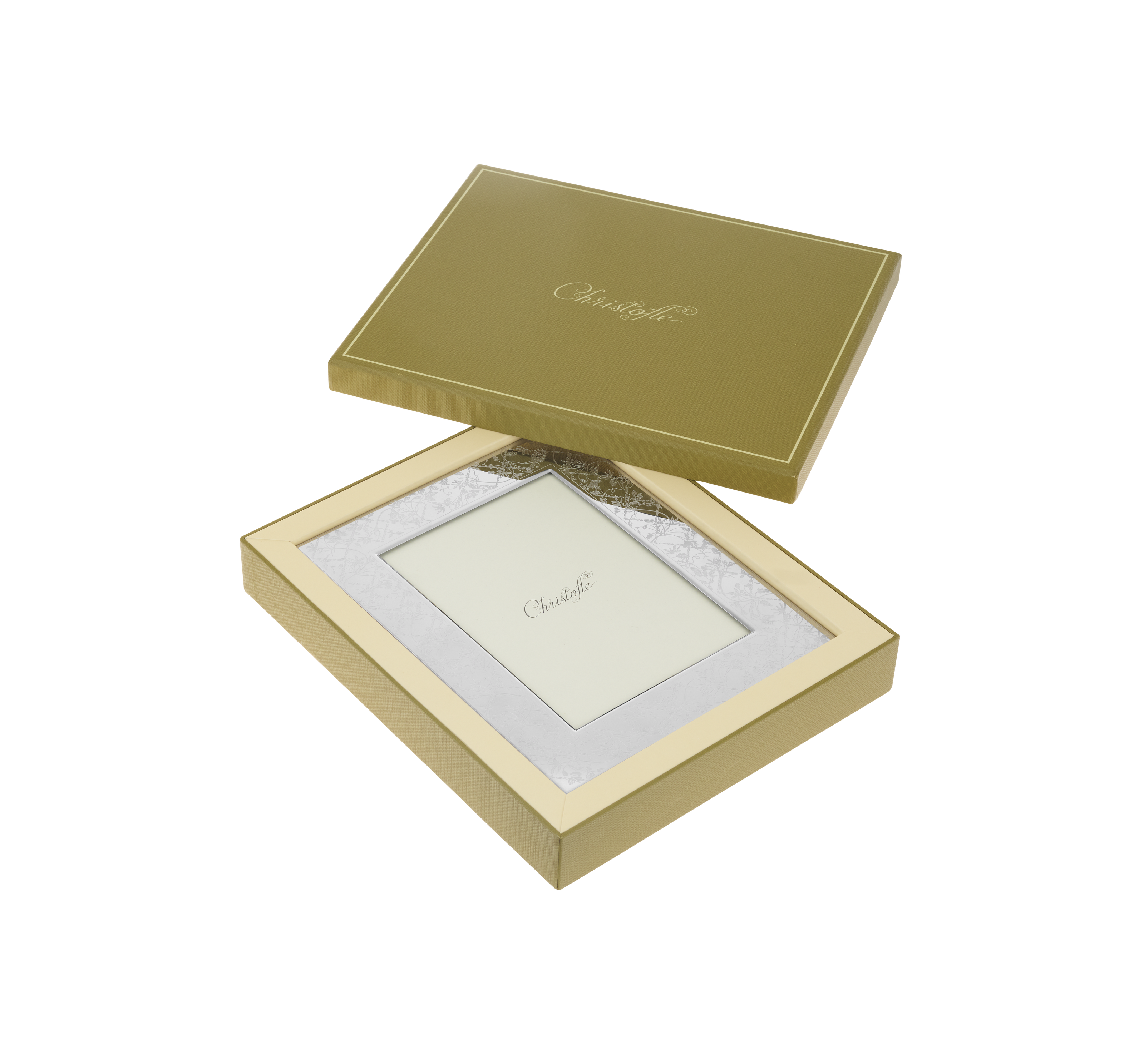 Christofle Les Fables Stainless Steel Picture Frame