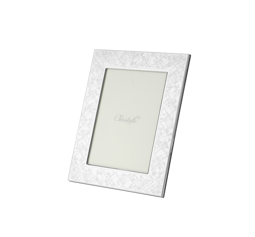 Christofle Les Fables Stainless Steel Picture Frame