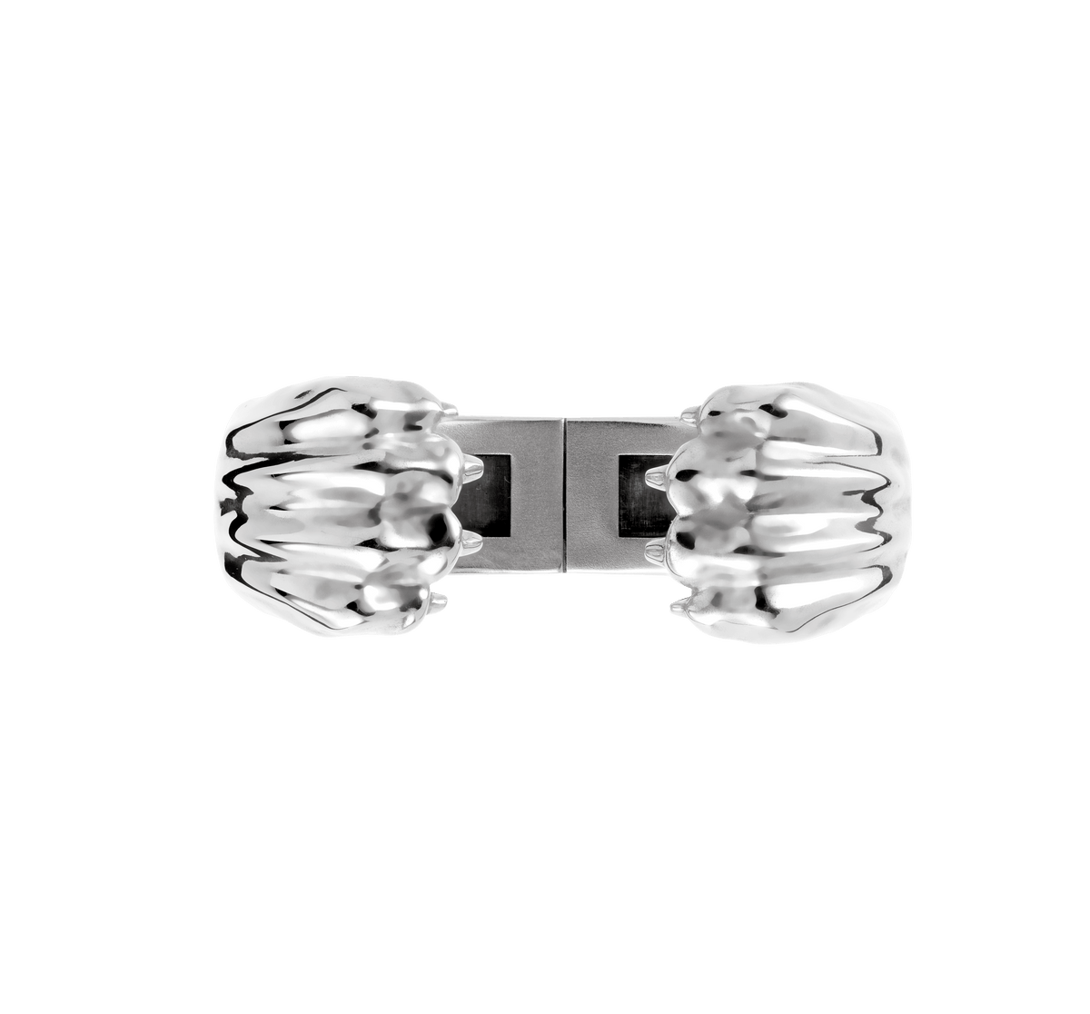 Christofle Patte de Lion Sterling Silver Handcuff Size 1