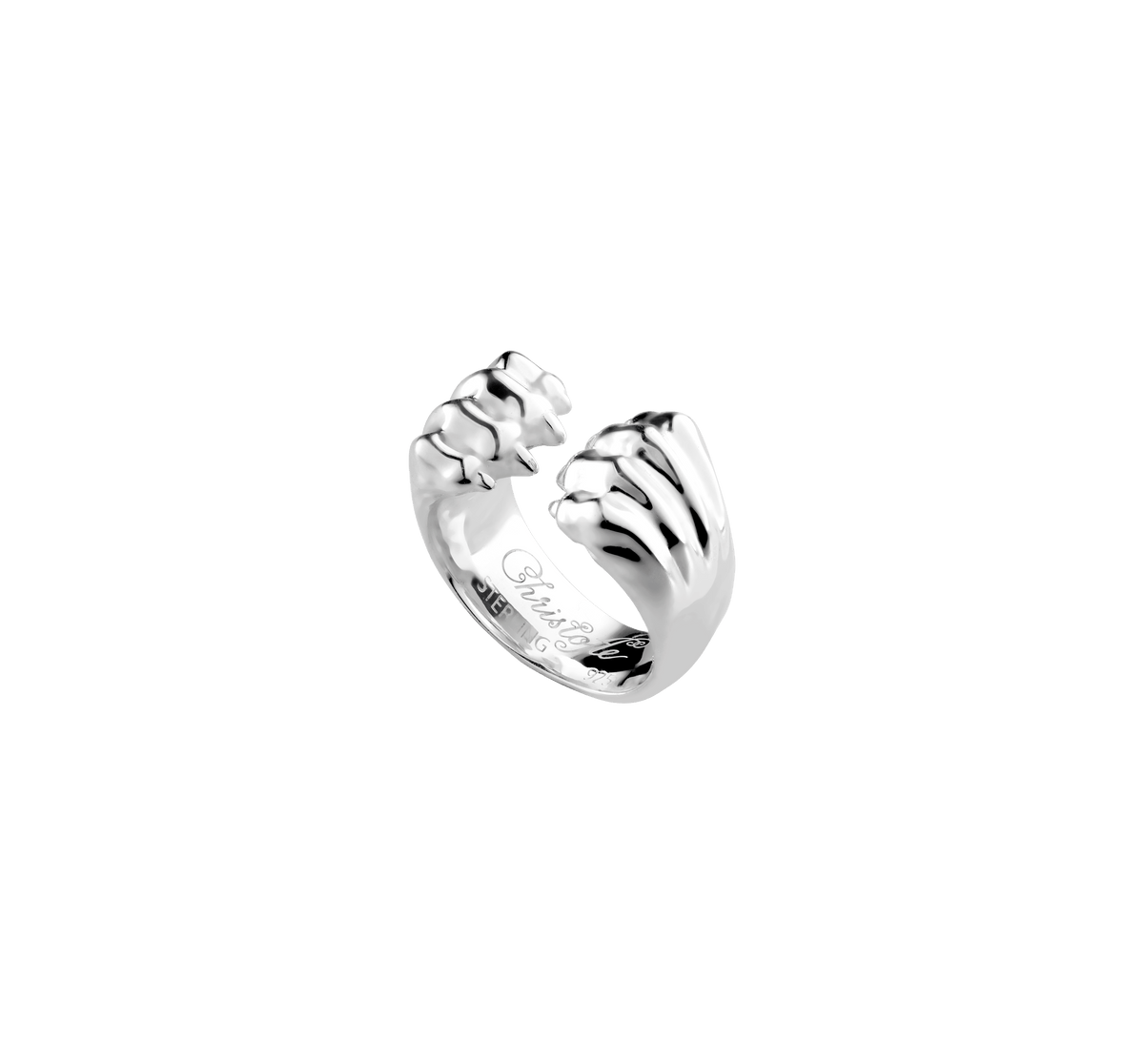 Christofle Patte de Lion Open Ring