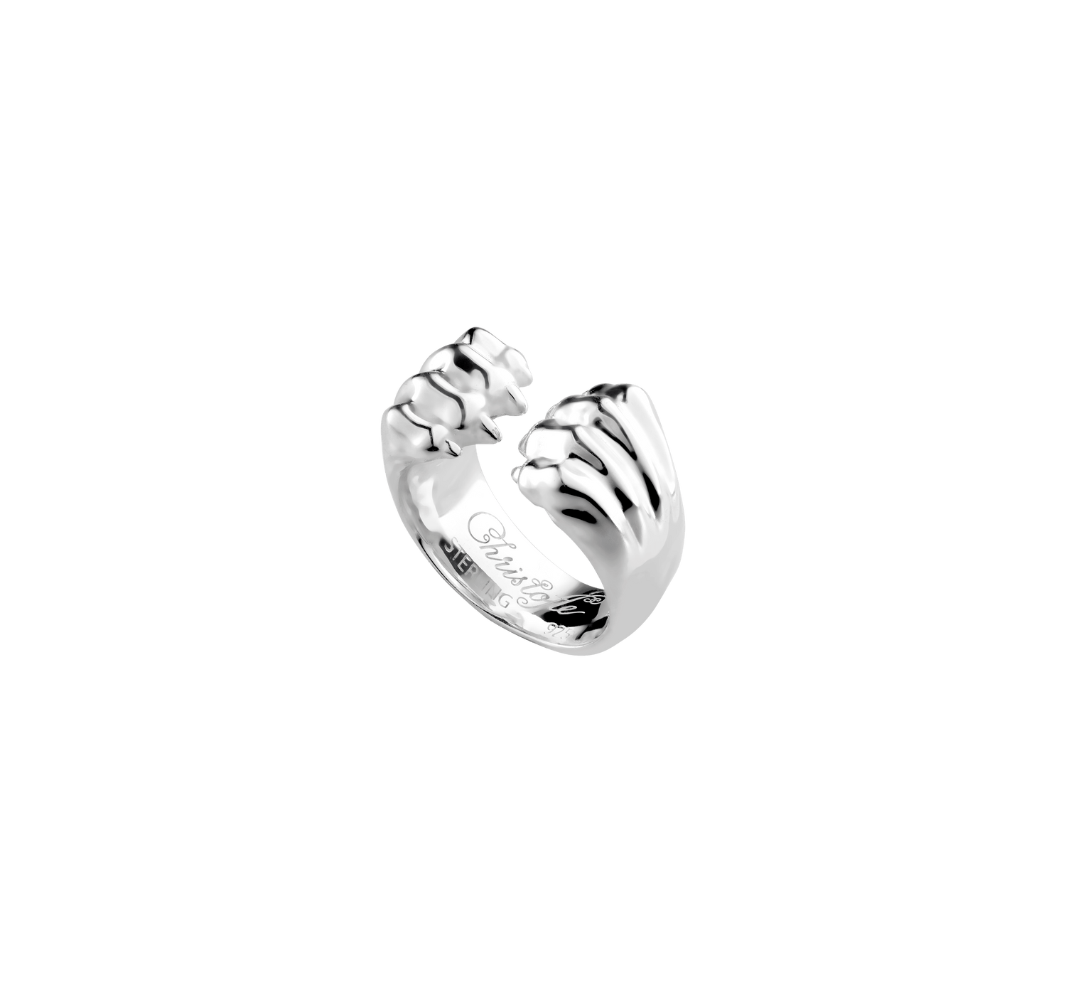 Christofle Patte de Lion Open Ring