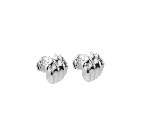 Christofle Patte de Lion Gilded Stud Earrings