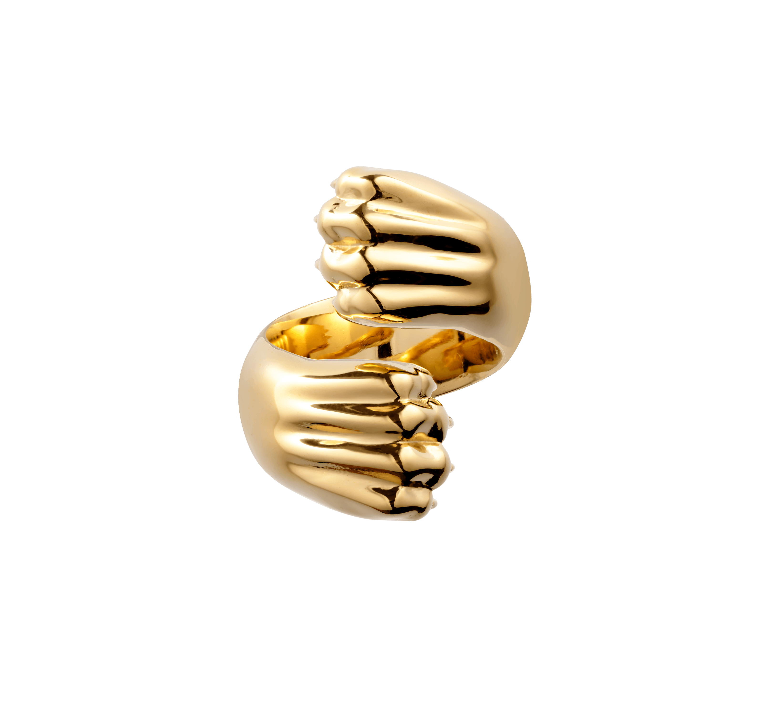 Christofle Patte de Lion Cross Ring