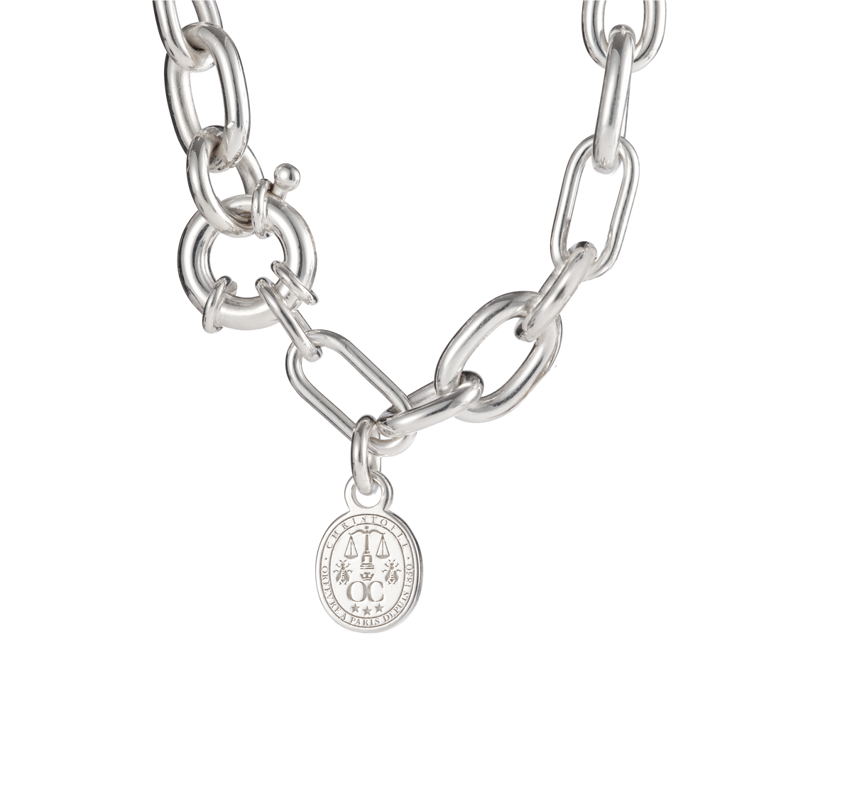 Christofle Chri-Chri Sterling Silver Chain Bracelet