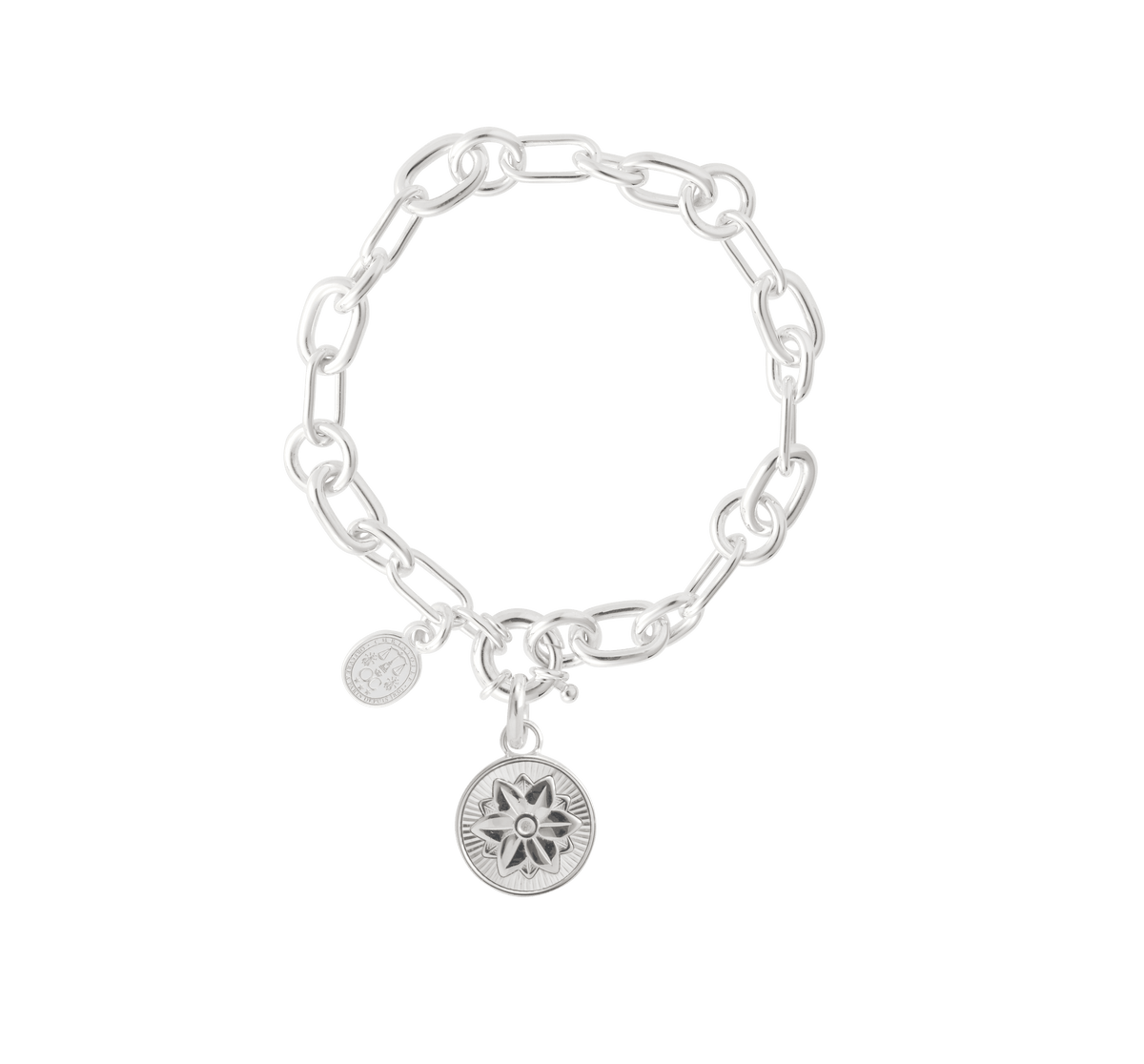 Christofle Chri-Chri Sterling Silver Medal With Snape Hook