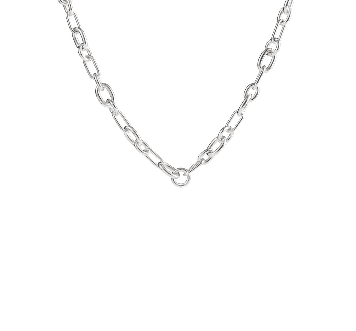 Christofle Chri-Chri Sterling Silver Chain Necklace