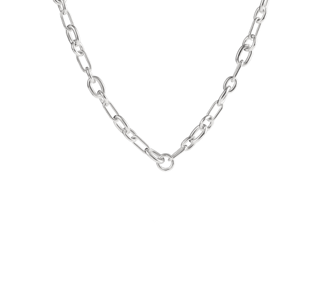 Christofle Chri-Chri Sterling Silver Chain Necklace