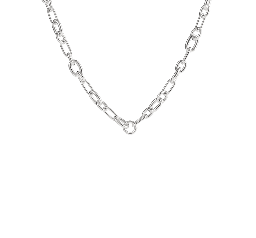 Christofle Chri-Chri Sterling Silver Chain Necklace