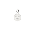 Christofle Chri-Chri Sterling Silver Medal With Snape Hook Peau De Lion