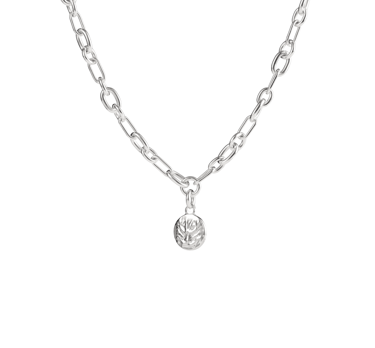 Christofle Chri-Chri Sterling Silver Medal With Snape Hook Peau De Lion