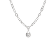 Christofle Chri-Chri Sterling Silver Medal With Snape Hook Peau De Lion