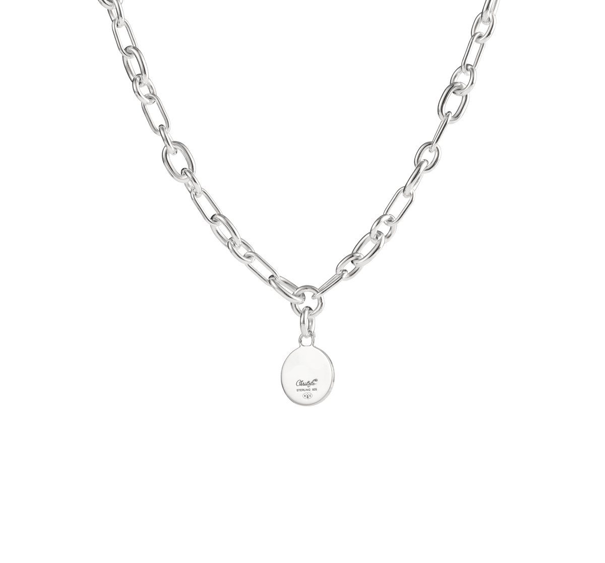 Christofle Chri-Chri Sterling Silver Medal With Snape Hook Peau De Lion
