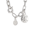 Christofle Chri-Chri Sterling Silver Medal With Snape Hook Peau De Lion