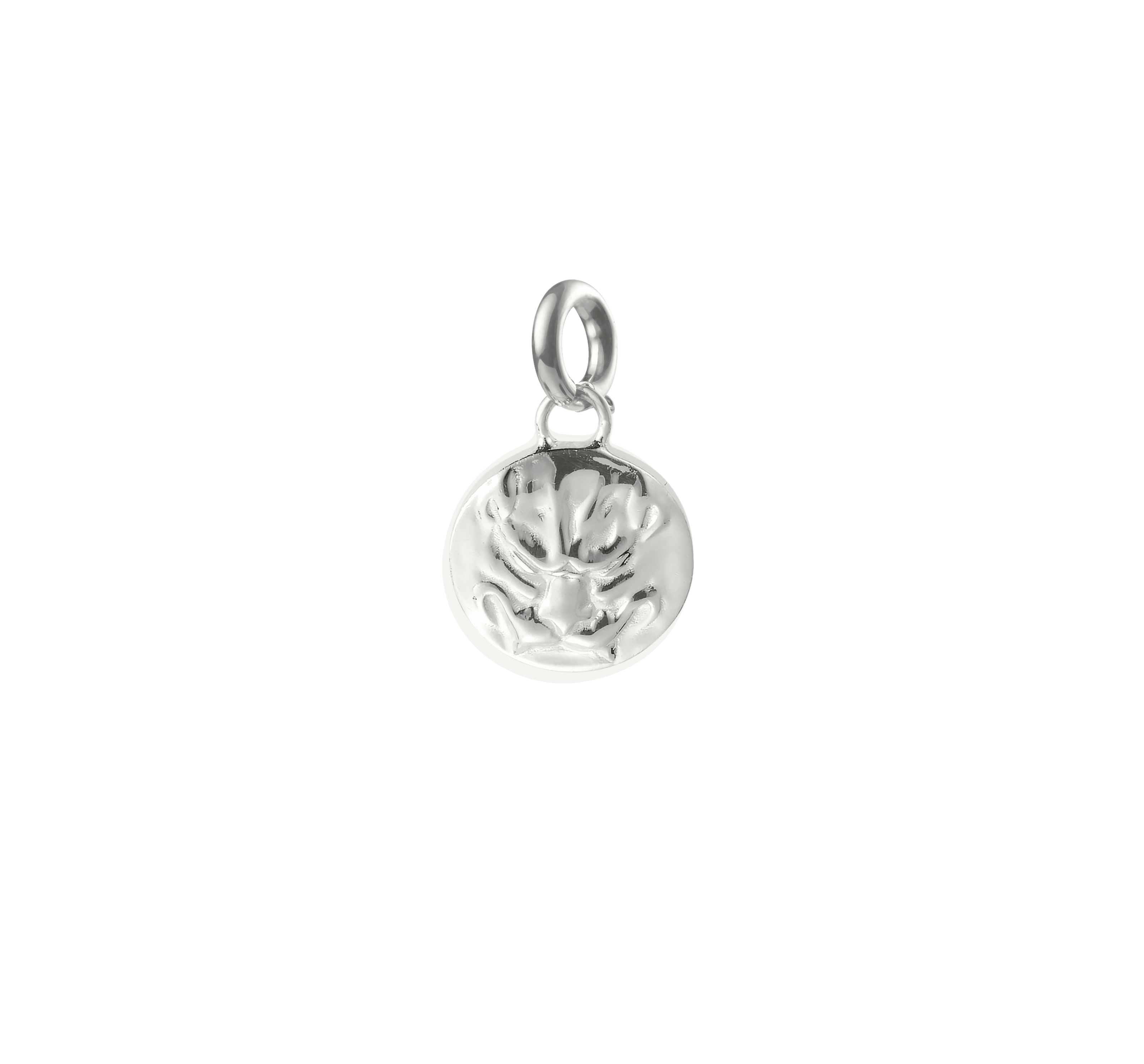 Christofle Chri-Chri Sterling Silver Medal With Snape Hook Peau De Lion