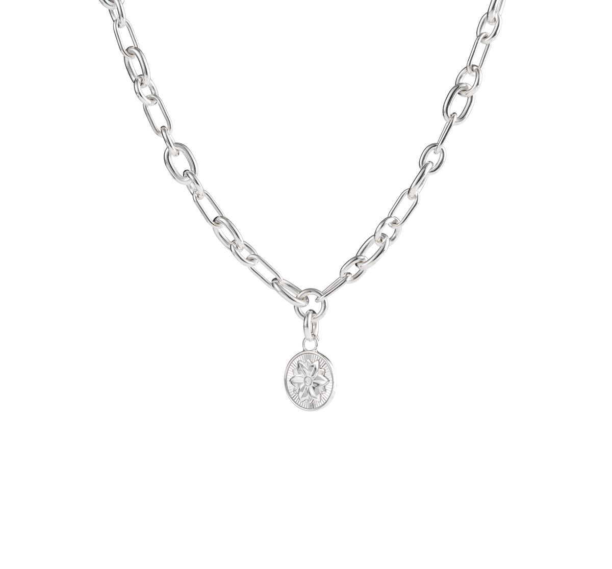 Christofle Chri-Chri Sterling Silver Medal With Snape Hook