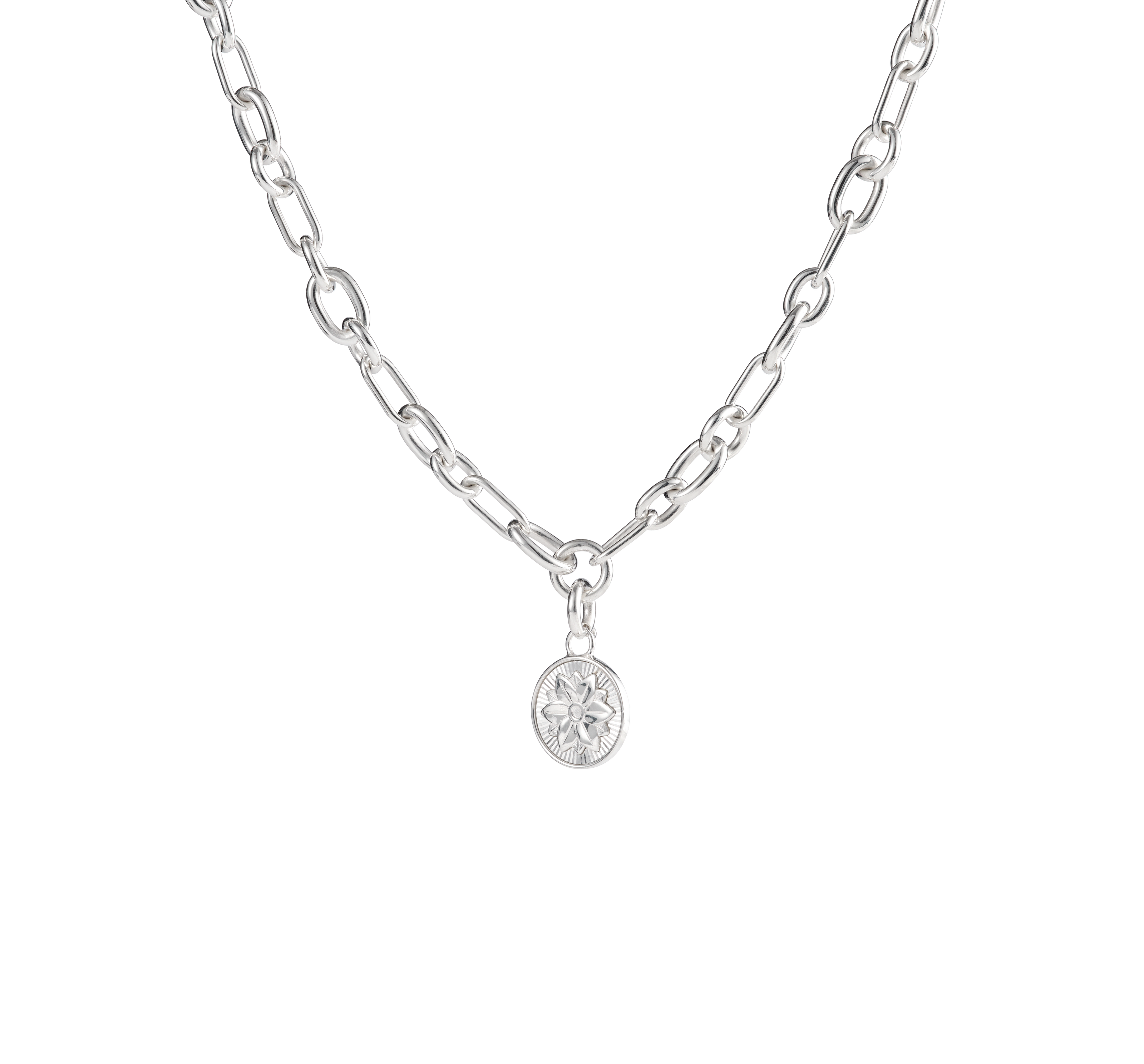 Christofle Chri-Chri Sterling Silver Medal With Snape Hook