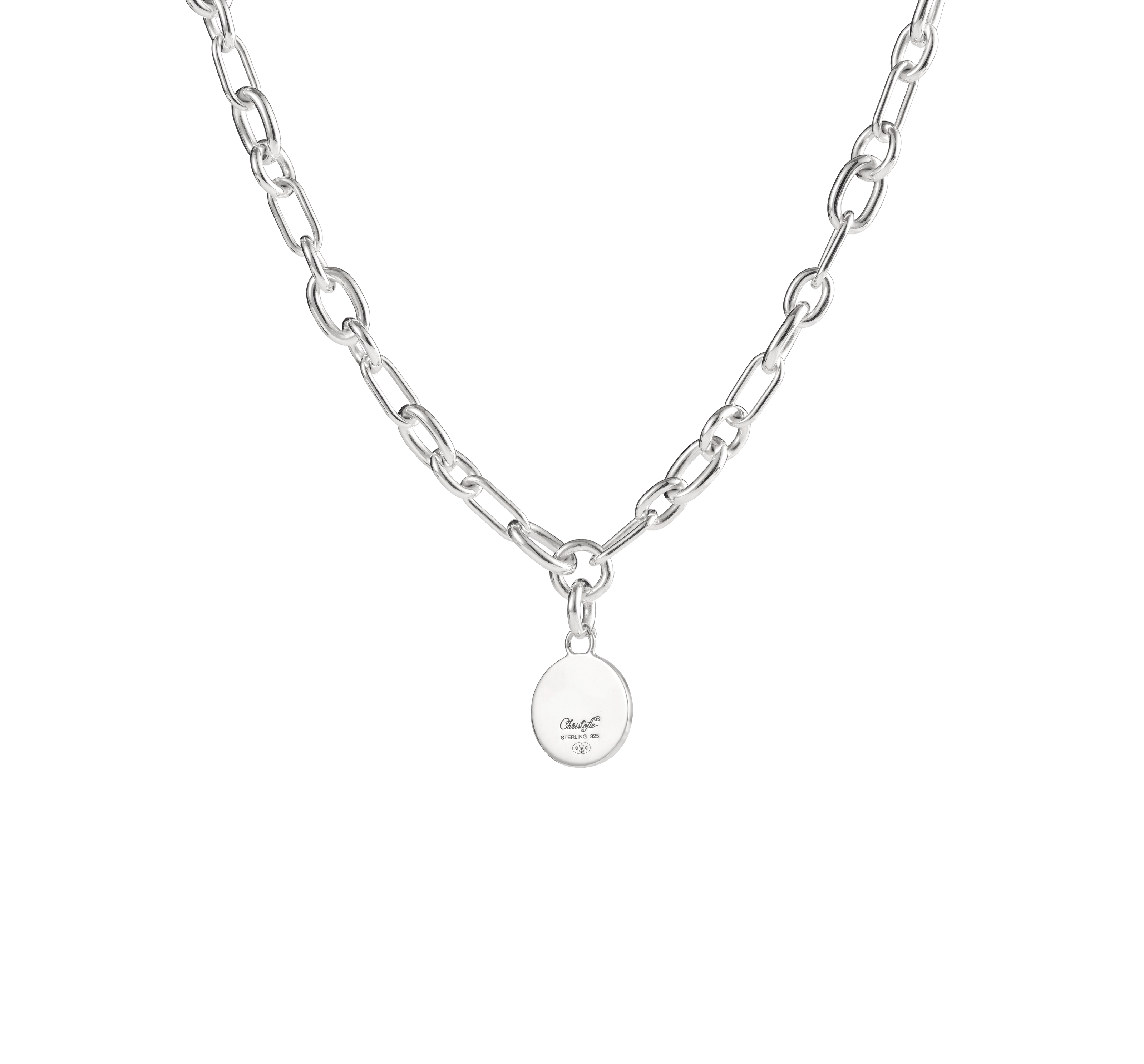 Christofle Chri-Chri Sterling Silver Medal With Snape Hook