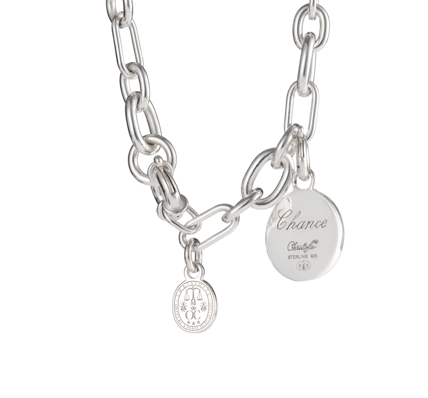Christofle Chri-Chri Sterling Silver Medal With Snape Hook
