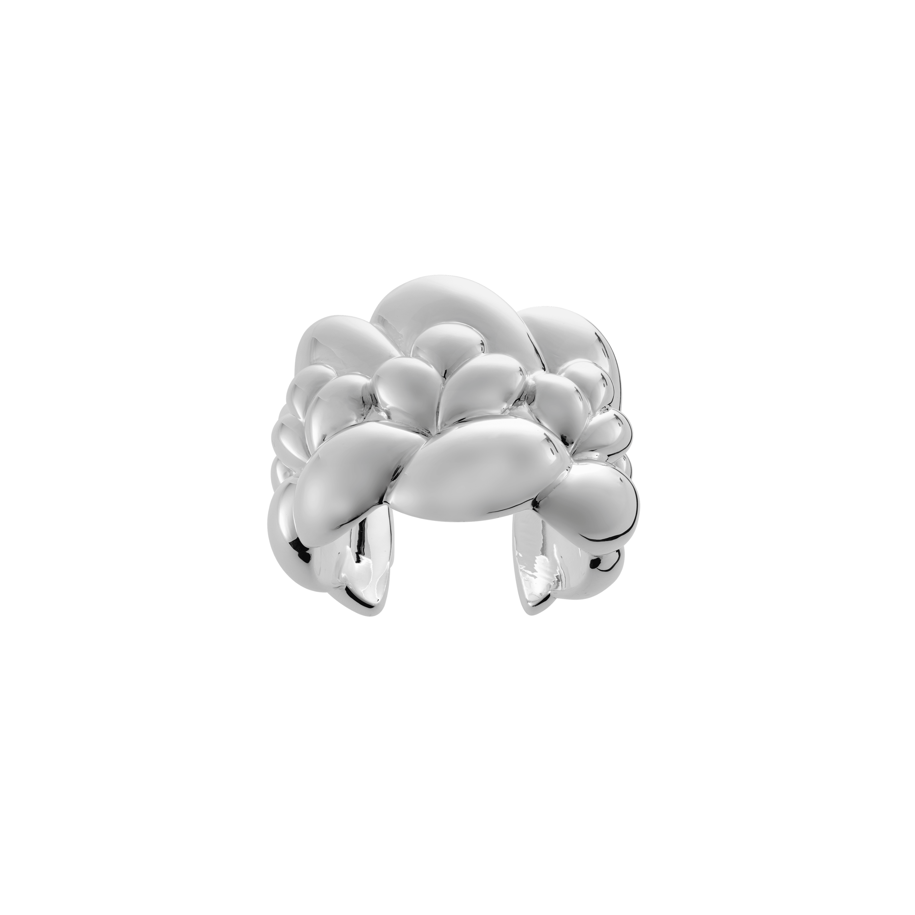 Christofle Babylone Sterling Silver Cuff Bracelet