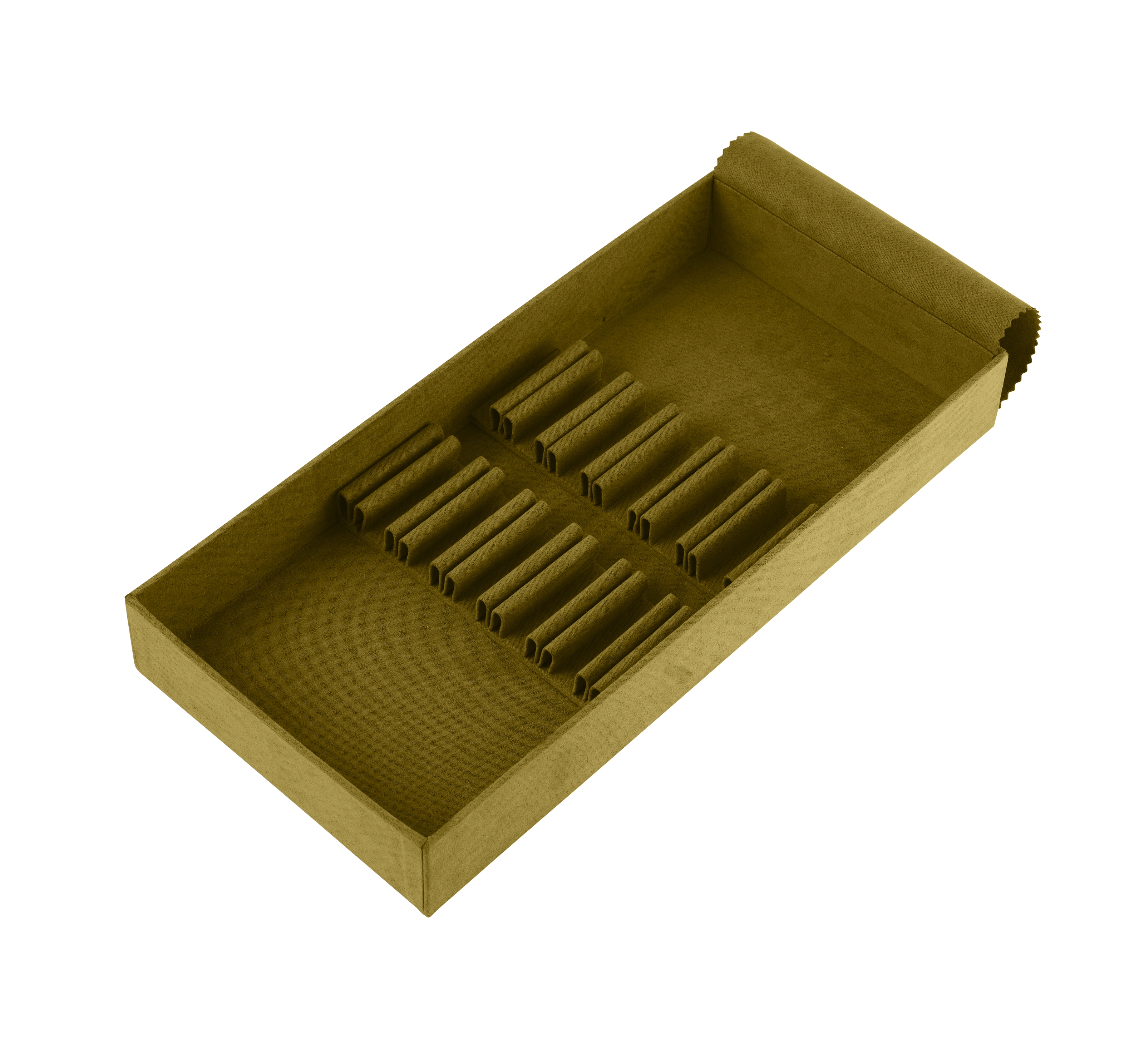 Christofle Anti-Tarnish Imperial Green 2 Racks Storage Box