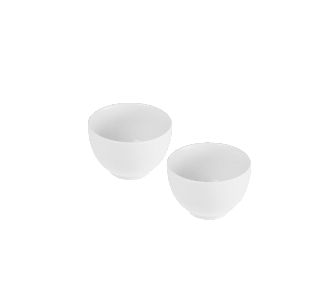Christofle Mood Asia Porcelain Soup Bowls-Set of 2