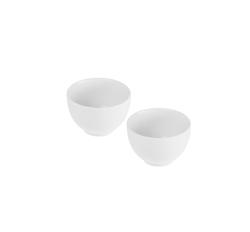 Christofle Mood Asia Porcelain Soup Bowls-Set of 2
