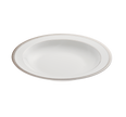 Christofle Malmaison Porcelain Open Vegetable Dish Platinum 29 Cm