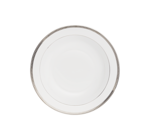 Christofle Malmaison Porcelain Open Vegetable Dish Platinum 29 Cm