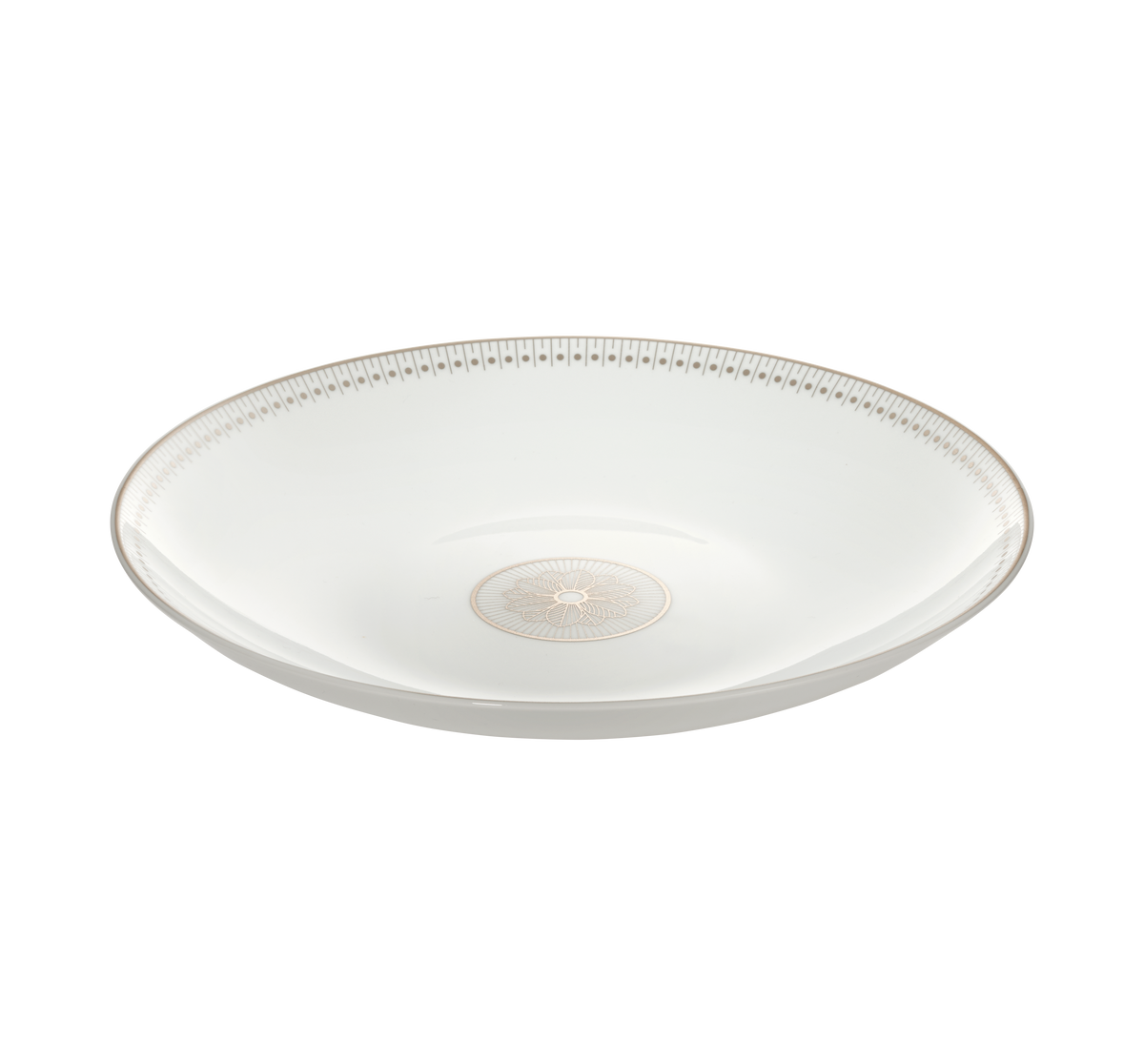 Christofle Malmaison Impériale Porcelain Open Vegetable Dish