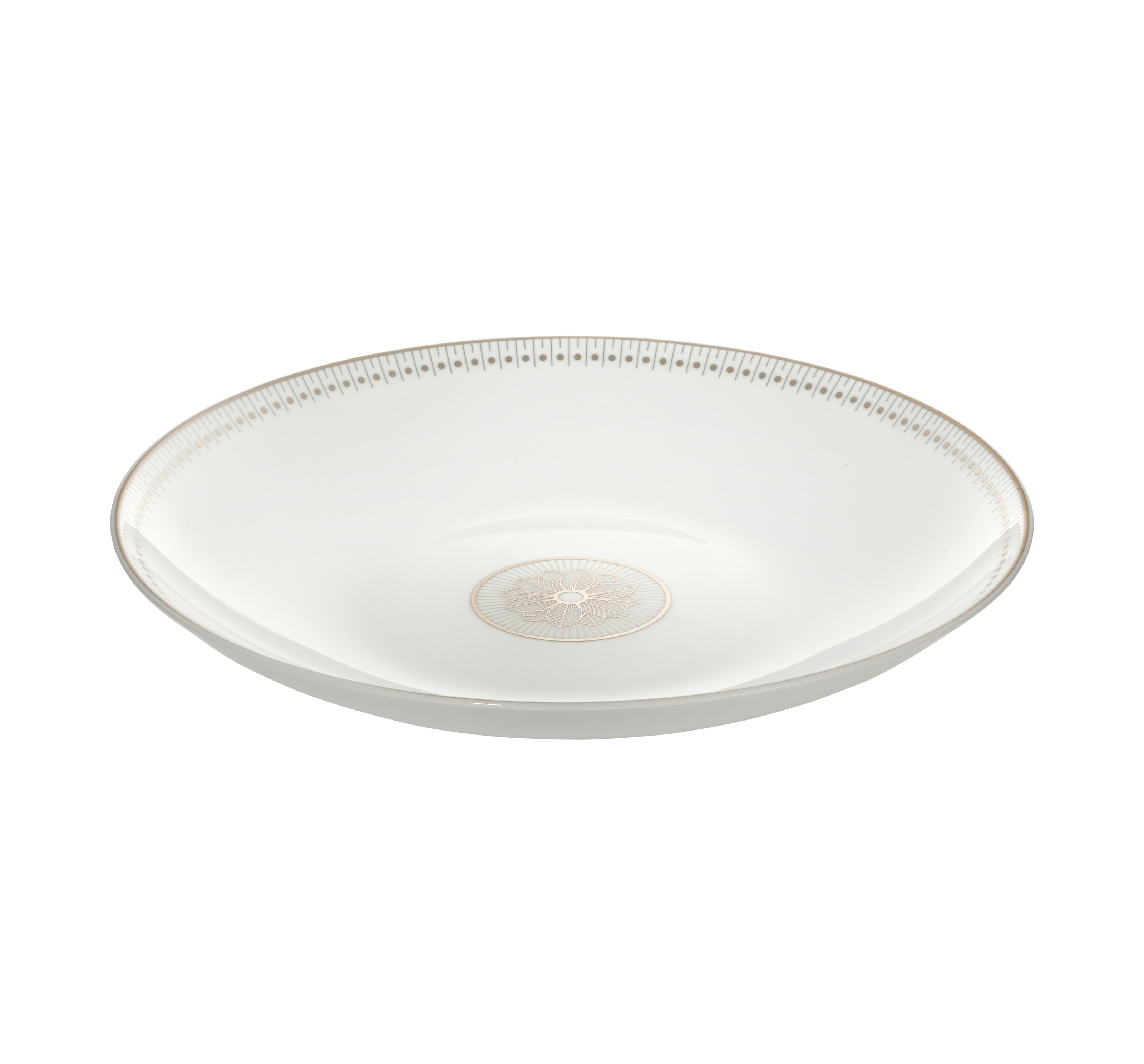 Christofle Malmaison Impériale Porcelain Open Vegetable Dish