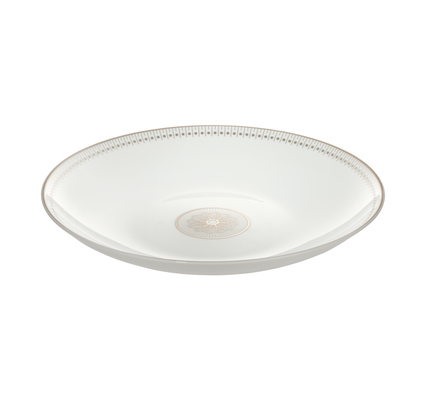Christofle Malmaison Impériale Porcelain Open Vegetable Dish
