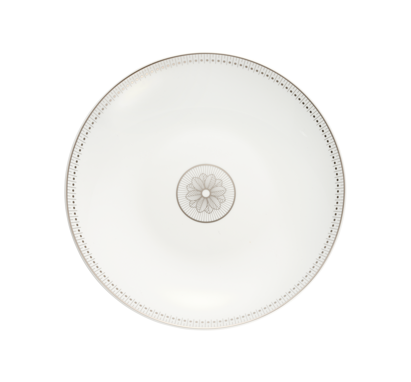 Christofle Malmaison Impériale Porcelain Open Vegetable Dish