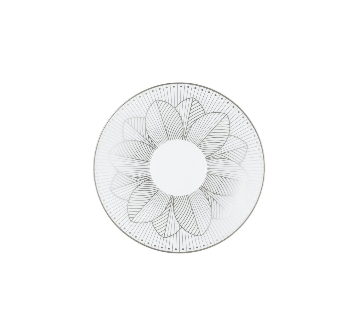 Christofle Malmaison Impériale Porcelain 2 Espresso Cups And Saucers
