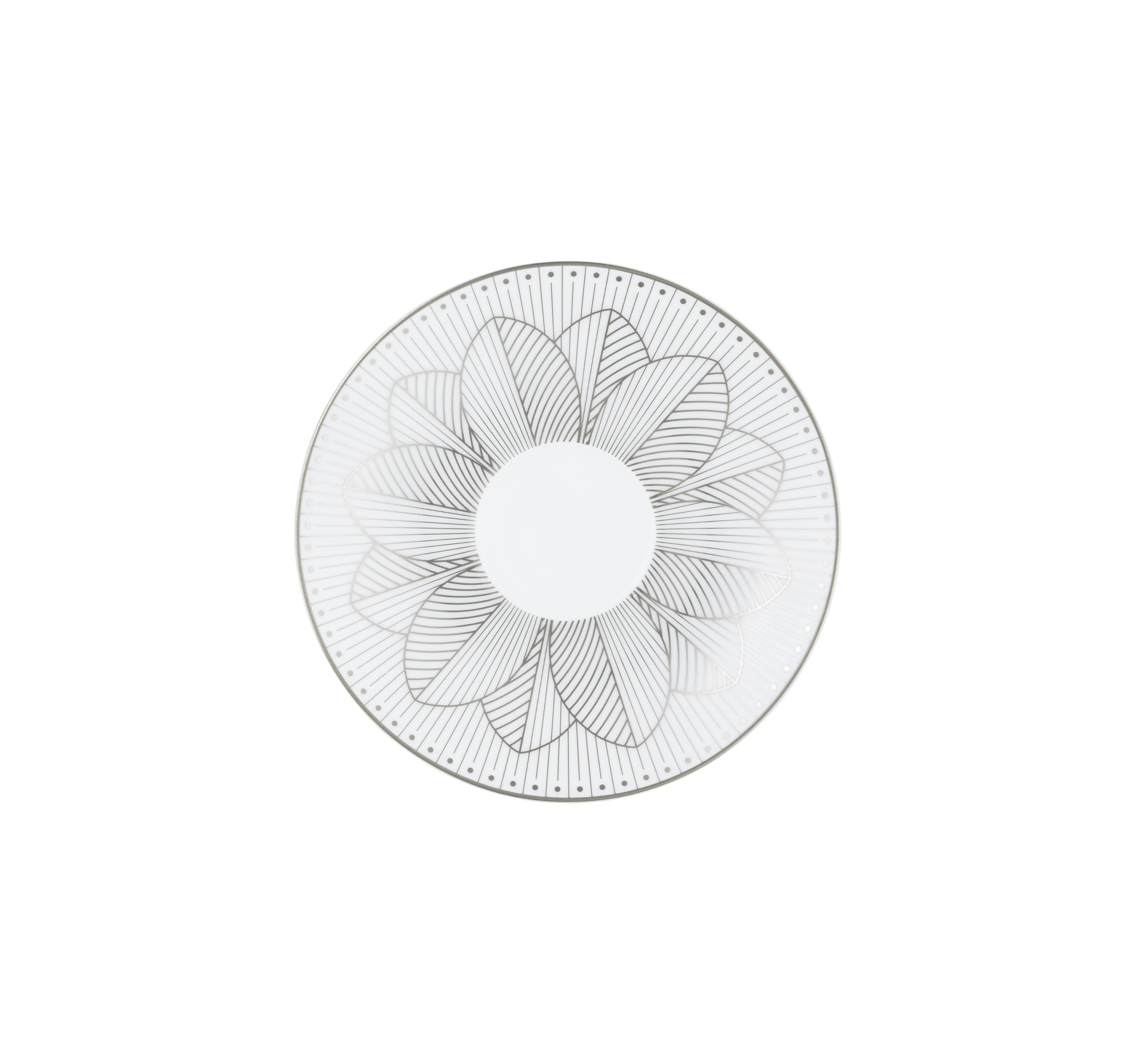 Christofle Malmaison Impériale Porcelain 2 Espresso Cups And Saucers