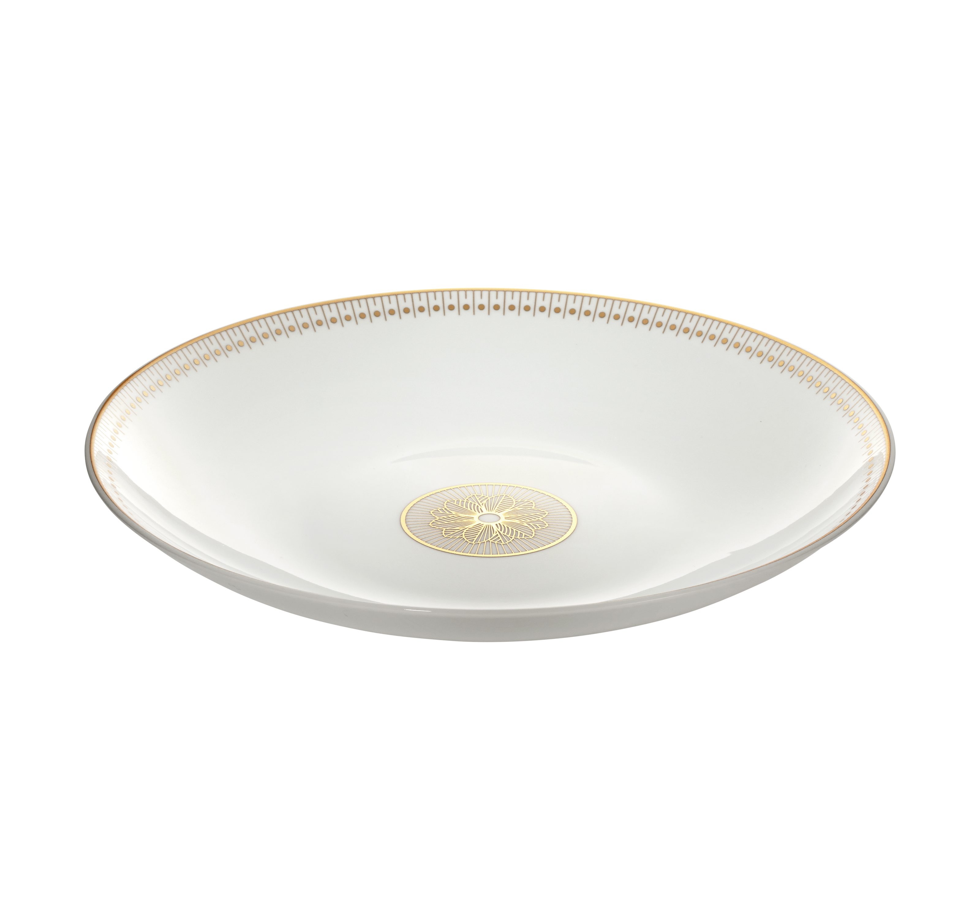 Christofle Malmaison Impériale Porcelain Open Vegetable Dish