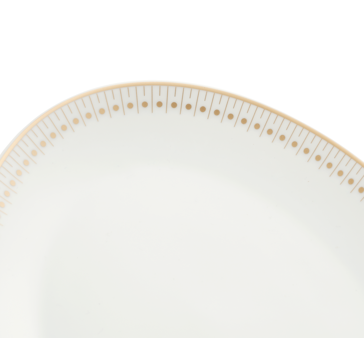 Christofle Malmaison Impériale Porcelain Oval Platter