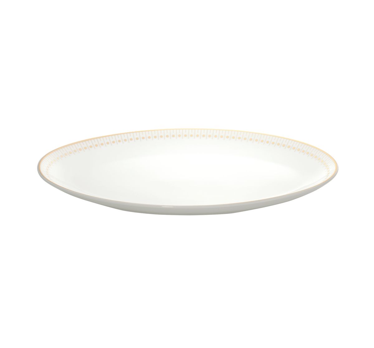 Christofle Malmaison Impériale Porcelain Oval Platter