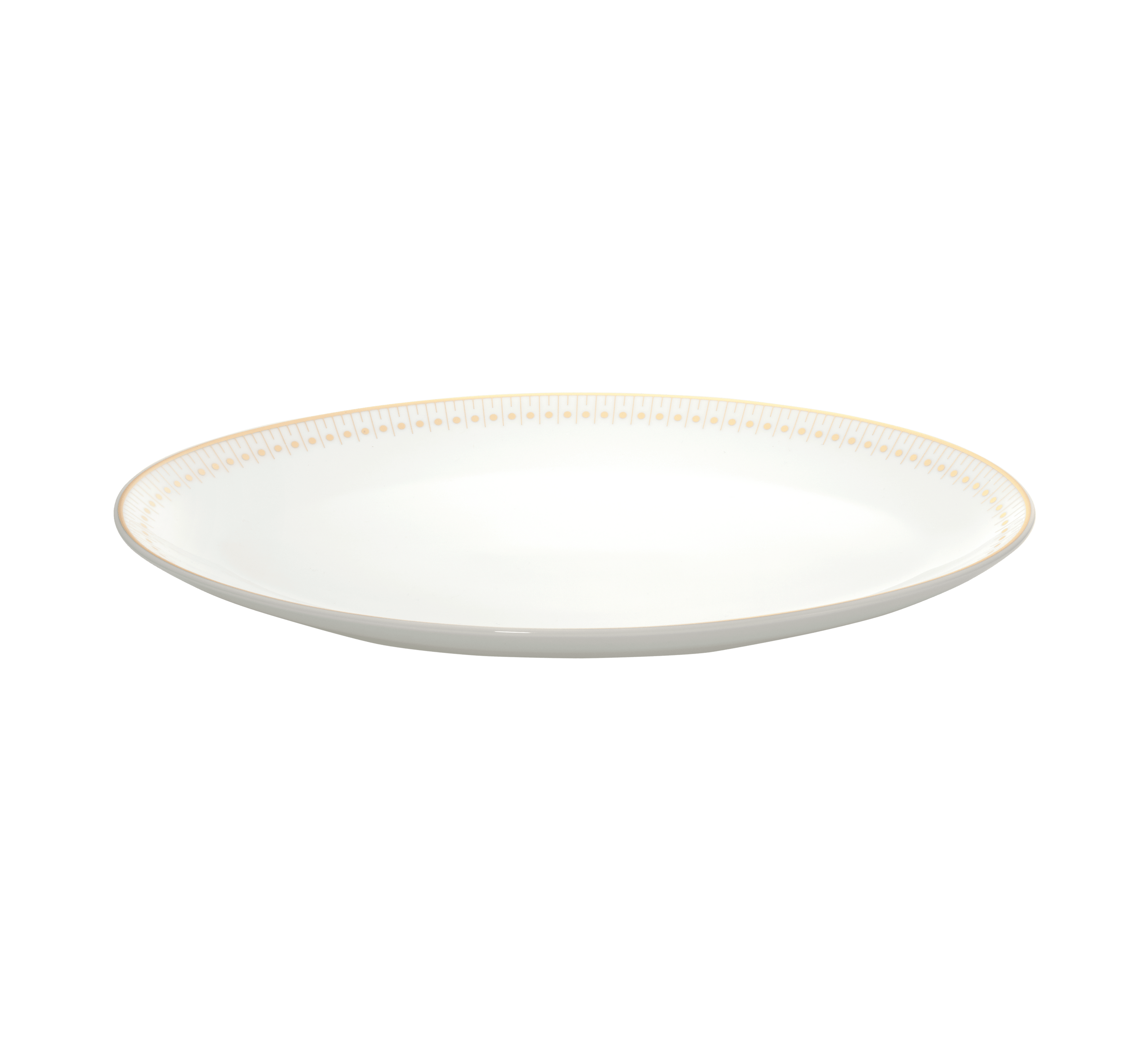 Christofle Malmaison Impériale Porcelain Oval Platter