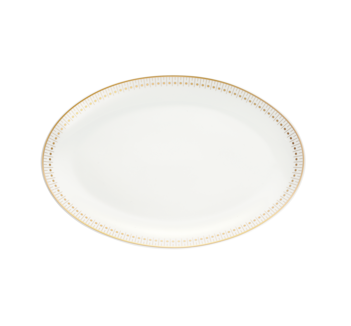 Christofle Malmaison Impériale Porcelain Oval Platter
