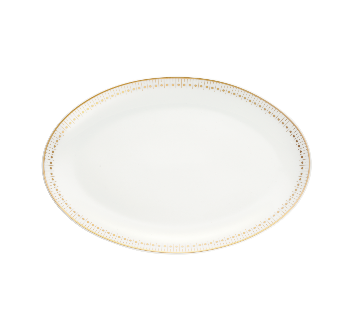 Christofle Malmaison Impériale Porcelain Oval Platter
