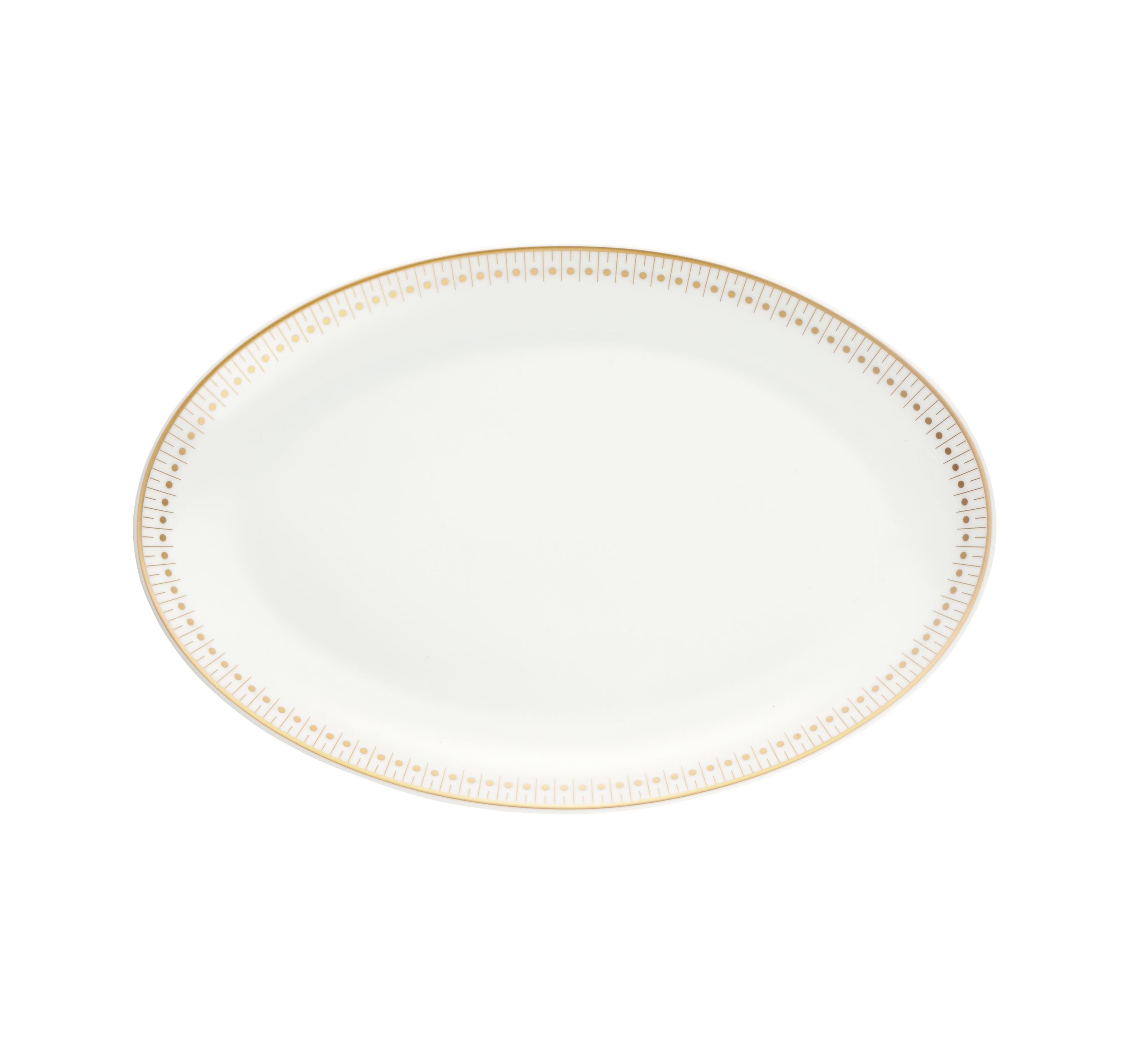 Christofle Malmaison Impériale Porcelain Oval Platter