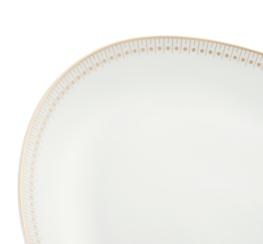 Christofle Malmaison Impériale Porcelain Oval Platter