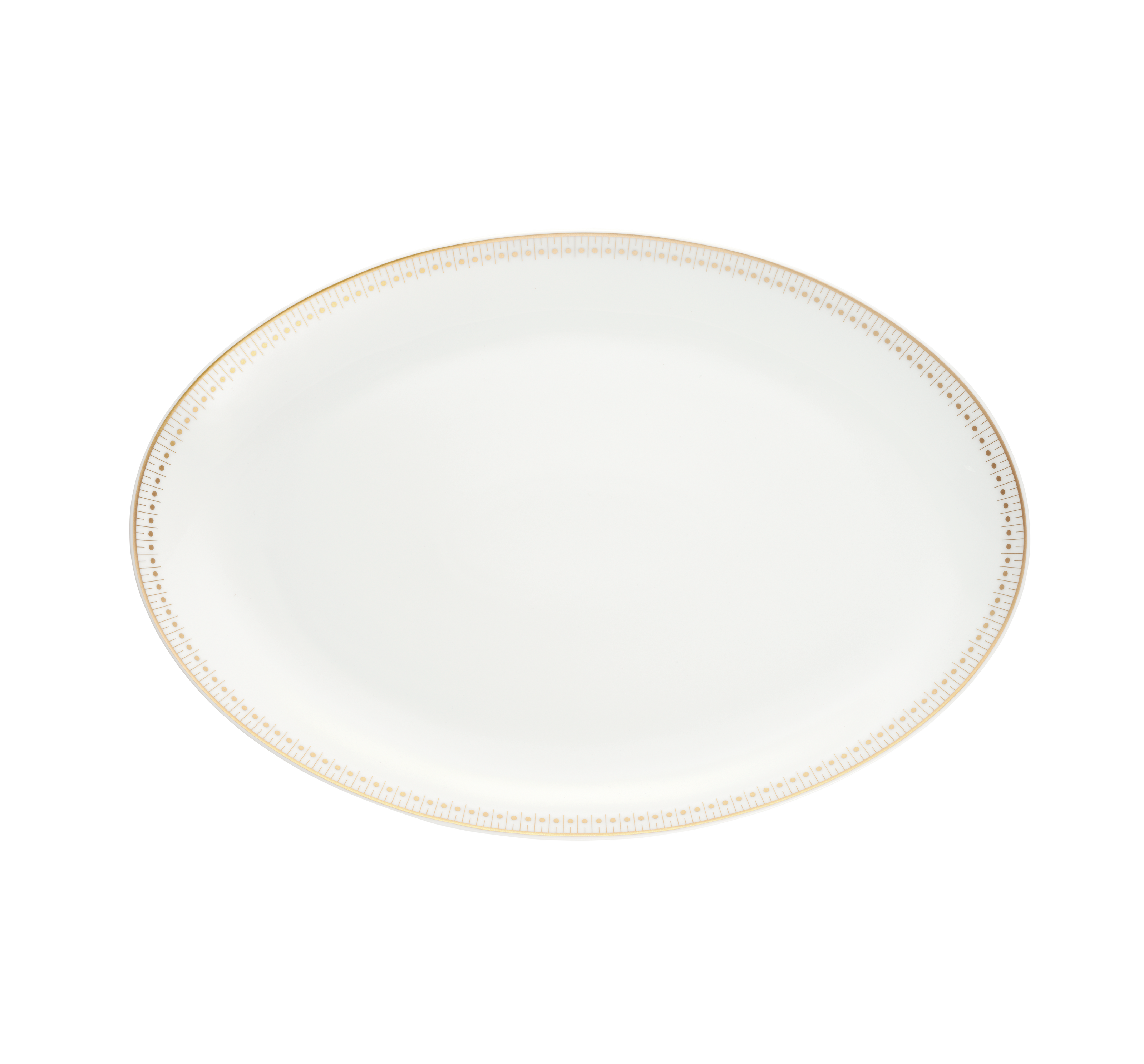 Christofle Malmaison Impériale Porcelain Oval Platter