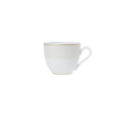 Christofle Malmaison Impériale Porcelain 2 Espresso Cups And Saucers